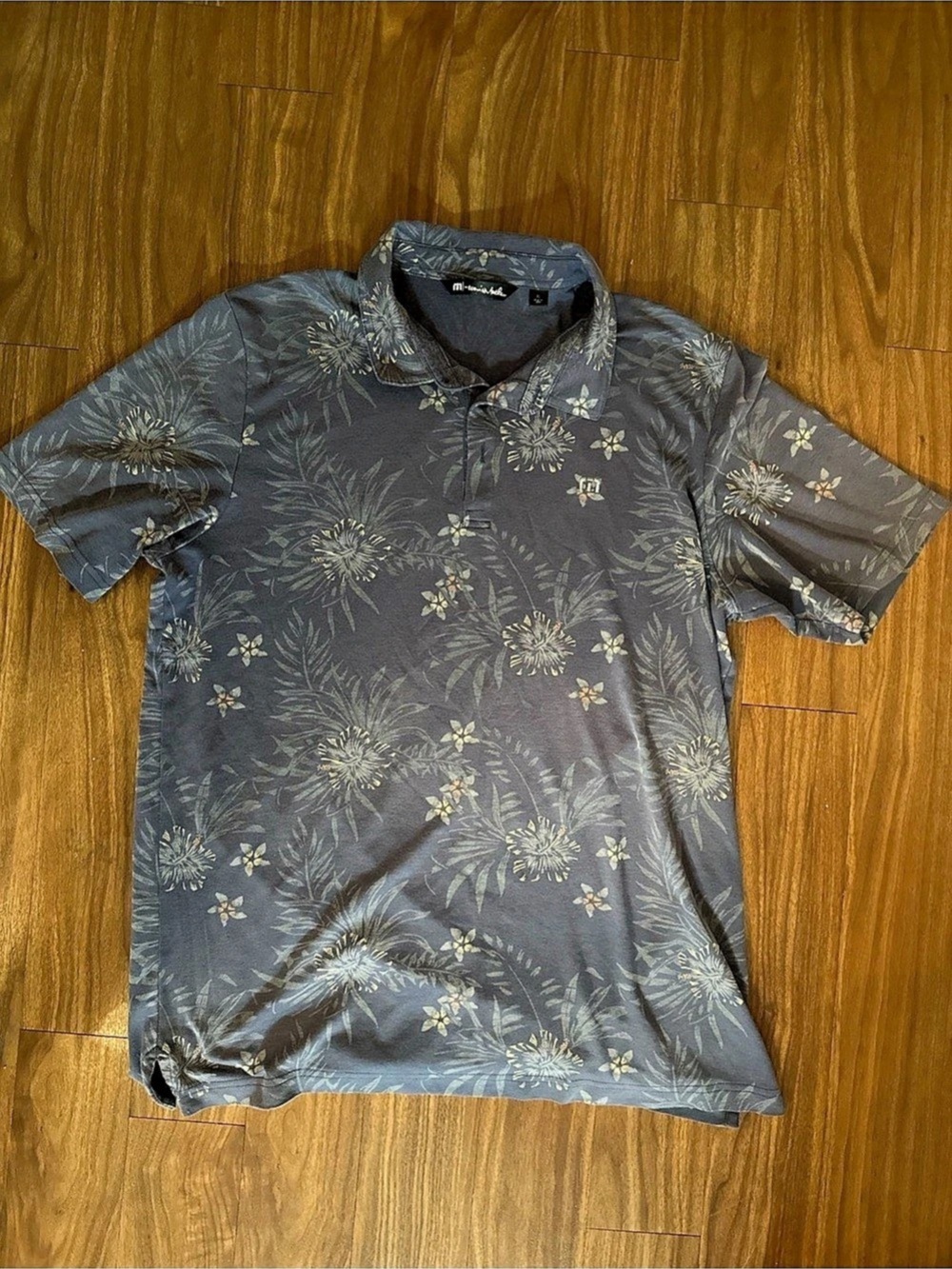 Travis Mathew Golf Floral Short Sleeve Polo
